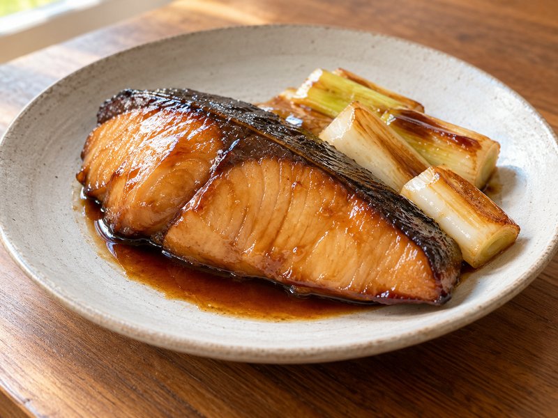 ぶりの照り焼きの完成イメージ