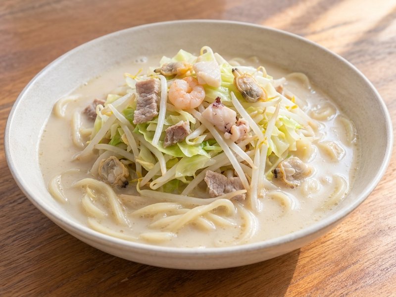 野菜たっぷりちゃんぽんの完成イメージ