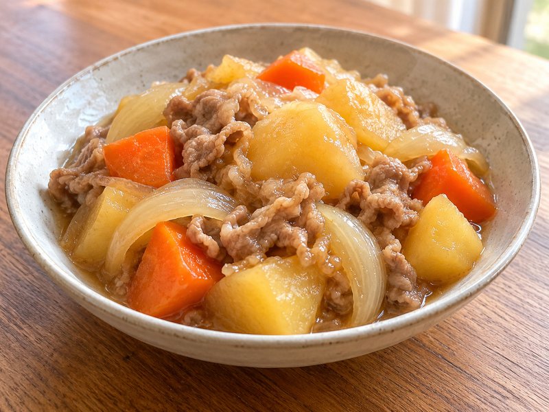 中華風肉じゃがの完成イメージ
