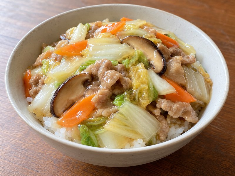 中華丼の完成イメージ