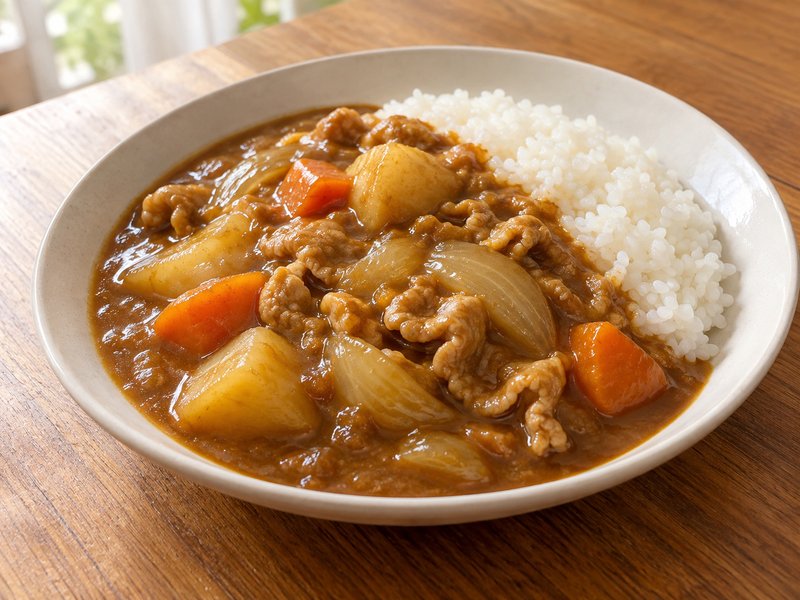 カレーライスの完成イメージ