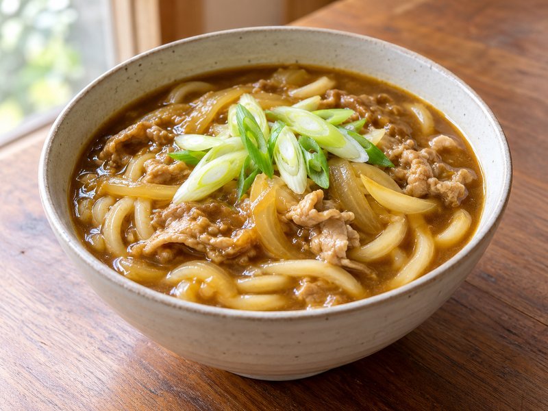 カレーうどんの完成イメージ