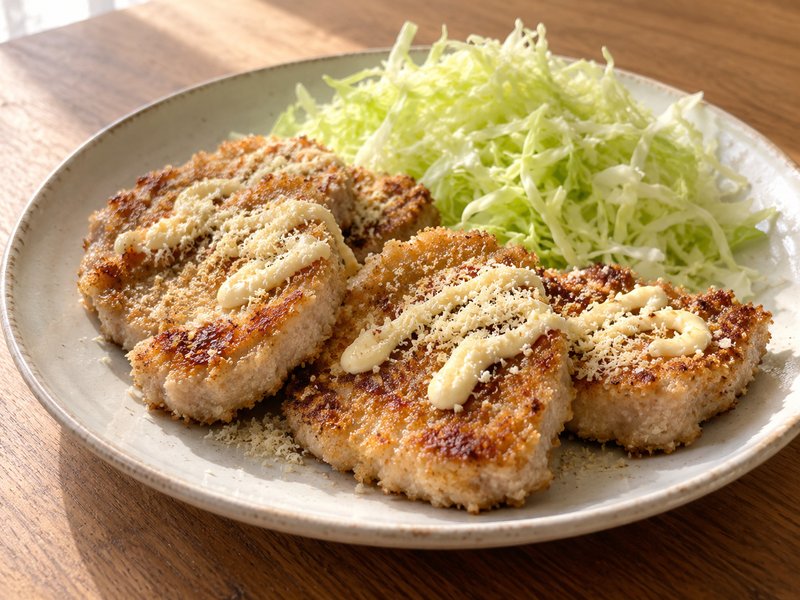 豚ヒレのパン粉焼きの完成イメージ