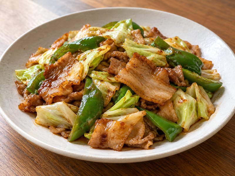 回鍋肉の完成イメージ