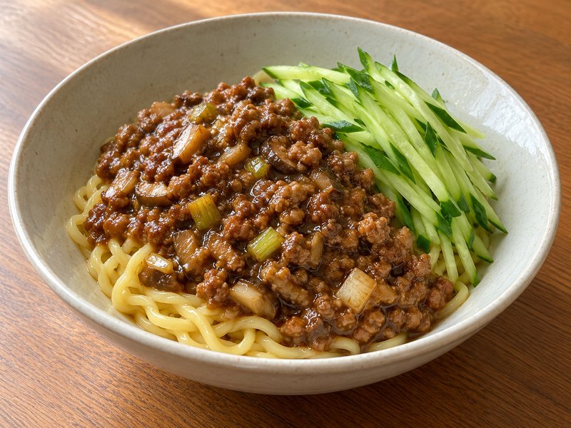 ジャージャー麺の完成イメージ