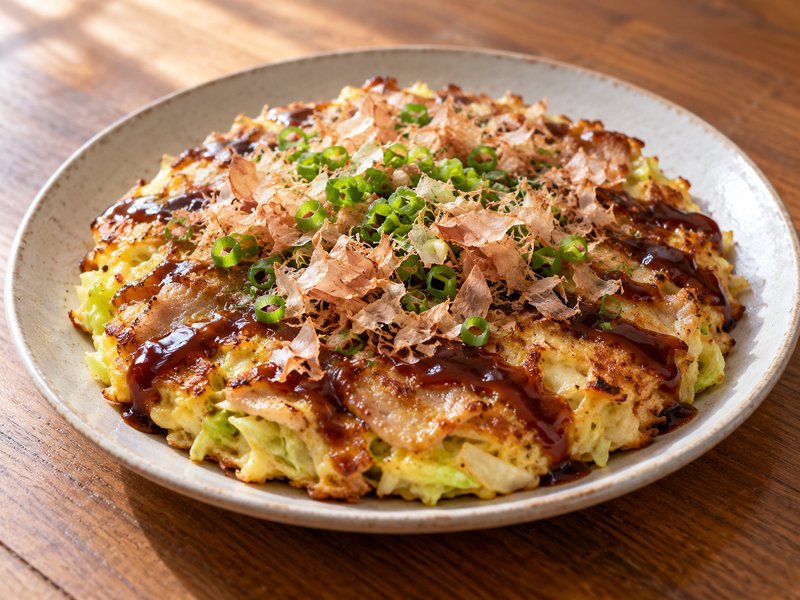 長いもと豚肉のとろろ焼きの完成イメージ