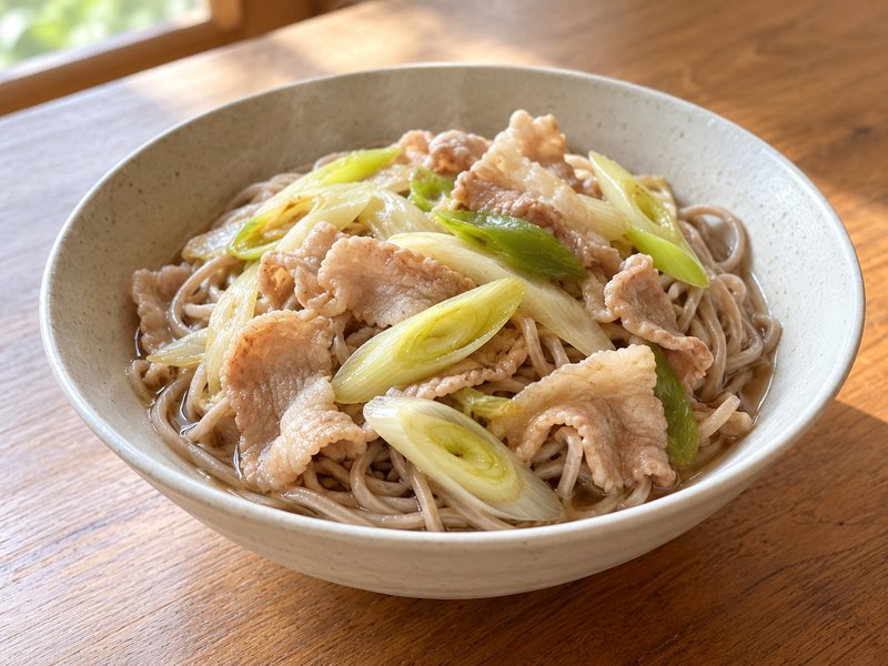 肉そばの完成イメージ