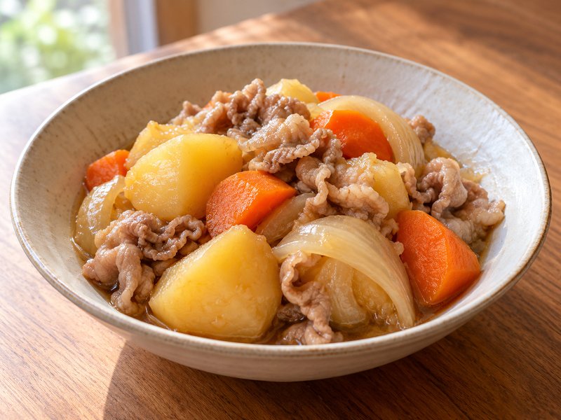 肉じゃがの完成イメージ