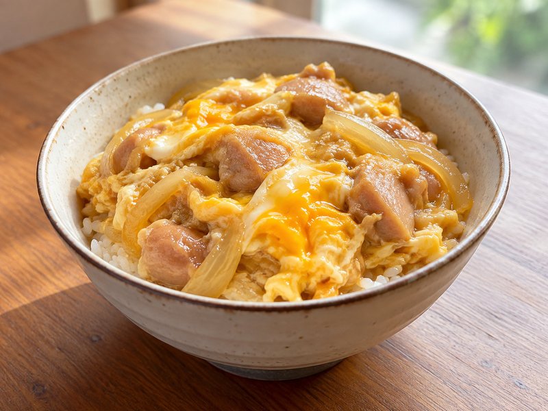 親子丼の完成イメージ