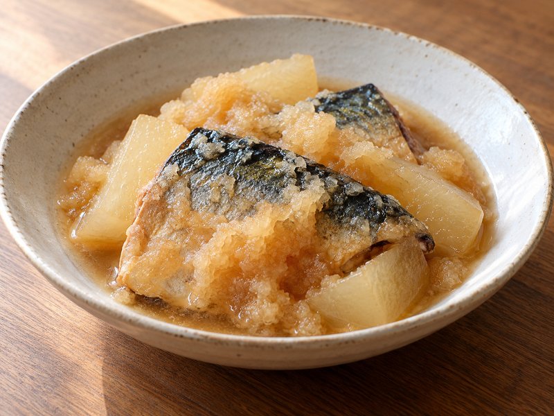 さばのみぞれ煮の完成イメージ