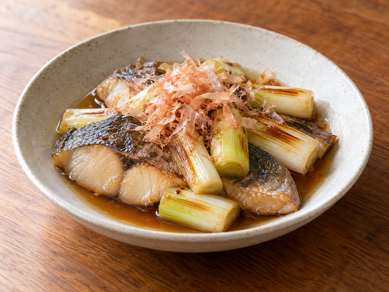 さわらとねぎの焼きびたしの完成イメージ