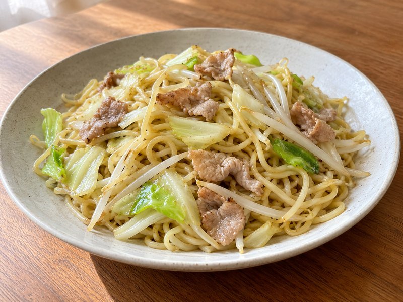 塩焼きそばの完成イメージ