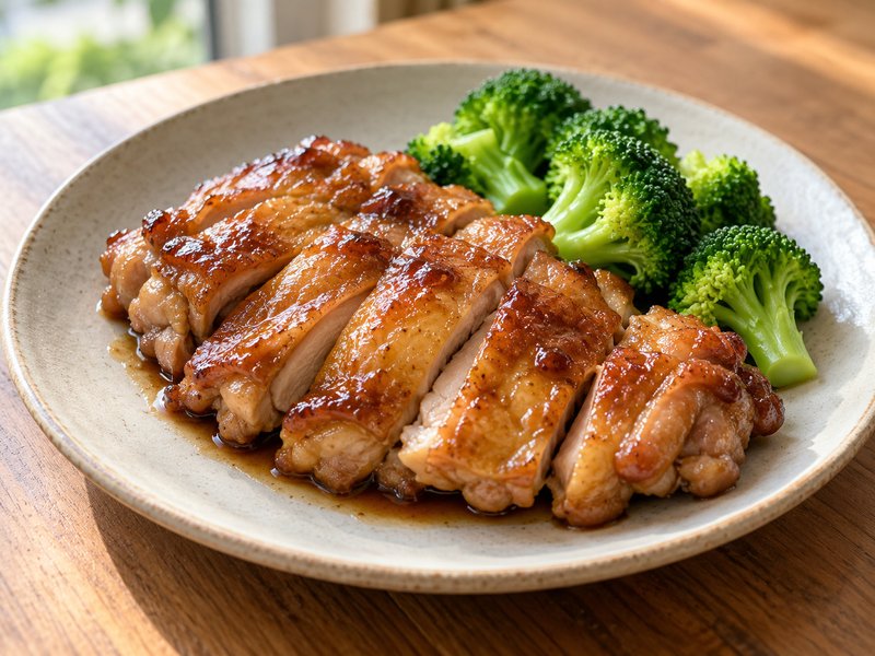 鶏の照り焼きの完成イメージ