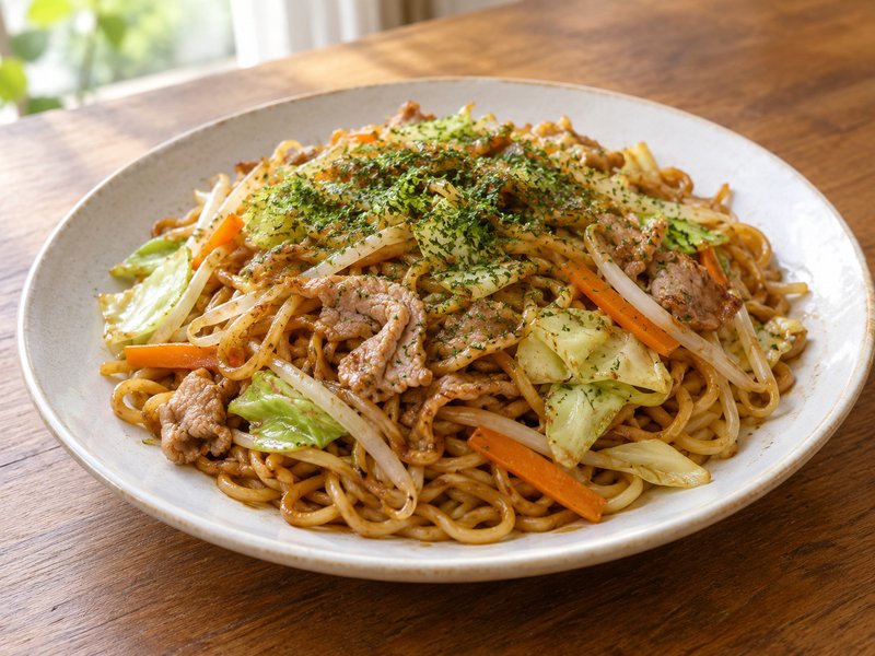 ソース焼きそばの完成イメージ