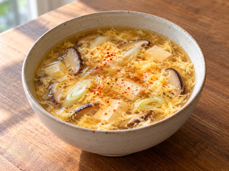 酸辣湯風スープの完成イメージ