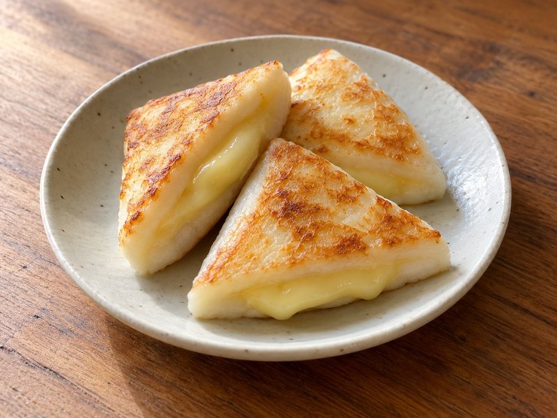 はんぺんのチーズはさみ焼きの完成イメージ