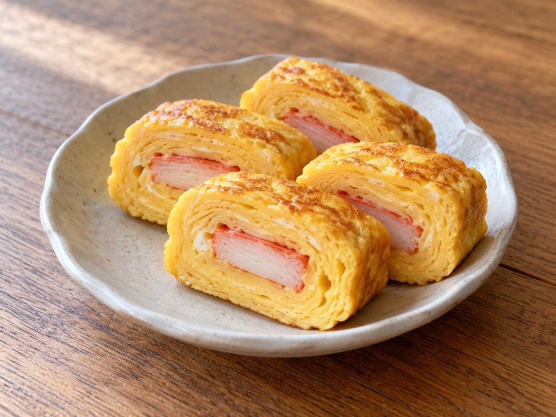 かにかま入り卵焼きの完成イメージ