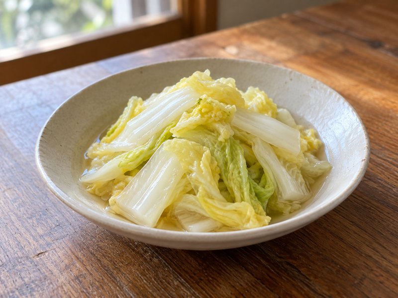 白菜の甘酢漬けの完成イメージ