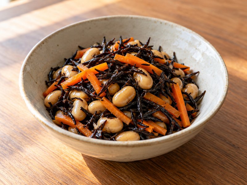 ひじきと大豆の煮物の完成イメージ