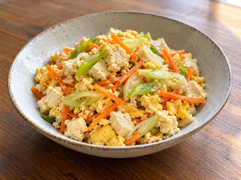 炒り豆腐の完成イメージ