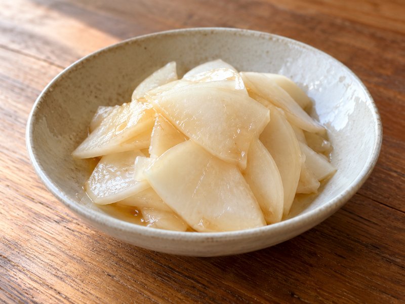 かぶの中華甘酢あえの完成イメージ