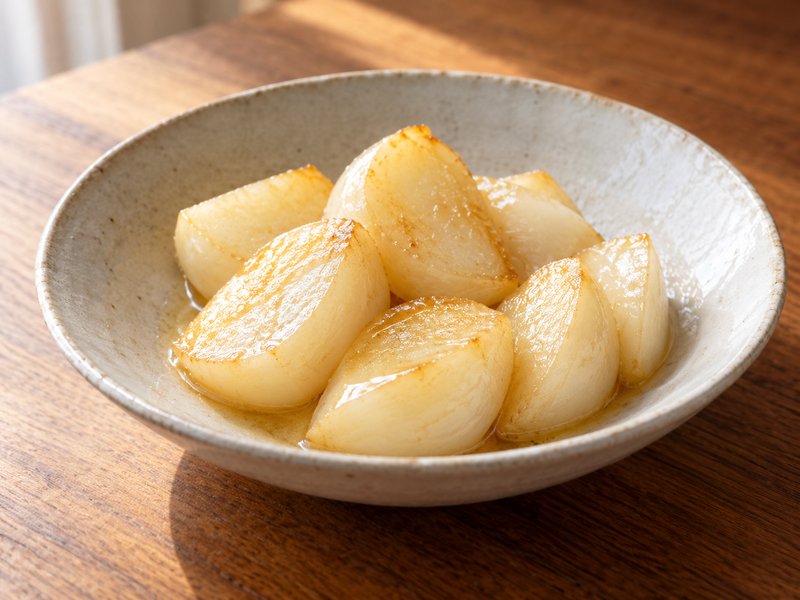 かぶのグラッセの完成イメージ