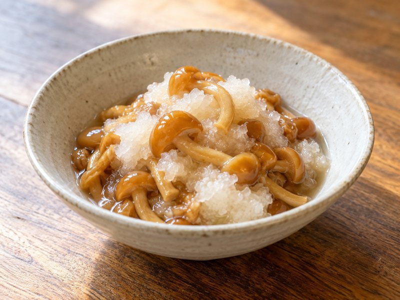 なめこおろしの完成イメージ