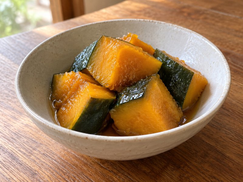 かぼちゃの煮物の完成イメージ
